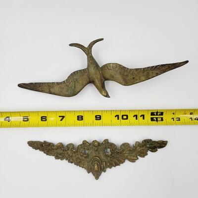 2 pc BRASS DECORATIVE BUNDLE