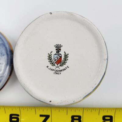 R. CAPODIMONTE ITALIAN PORCELAIN TRINKET BOX