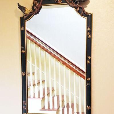 SOLD Carved and painted Mirror $150