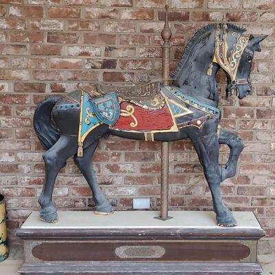 $800 large carousel horse named Timothy