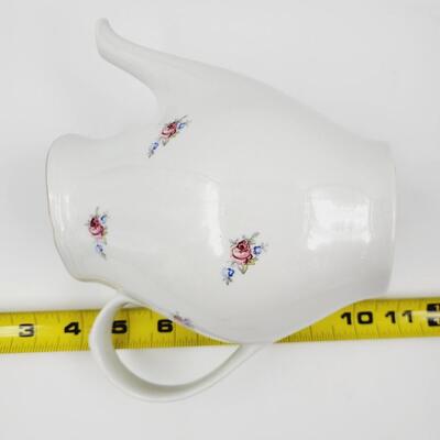 RICHARD GINORI FLOWERED CHINA TEA POT