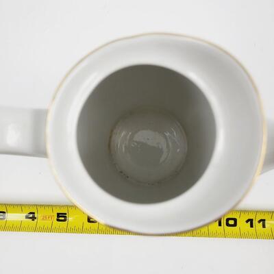 RICHARD GINORI FLOWERED CHINA TEA POT