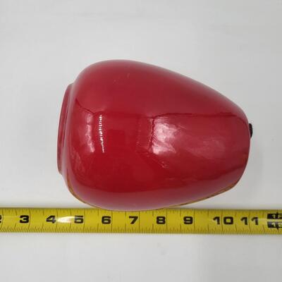 MAURICE CERAMIC RED VASE