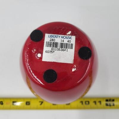 MAURICE CERAMIC RED VASE