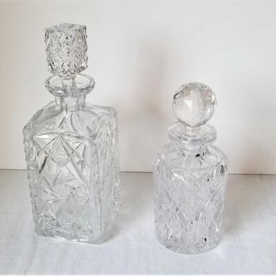 Lot #107  2 Lead Crystal Decanters