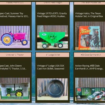 Diecast Tractors & Cars