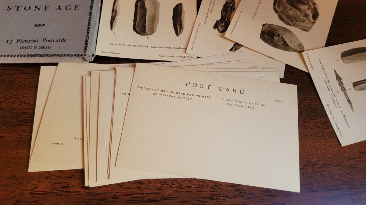 Lot 245: Vintage British Museum Stonehenge Postcard Set | EstateSales.org