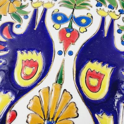 HAND MADE MANOUSAKIS-KERAMAK DECORATIVE PLATE