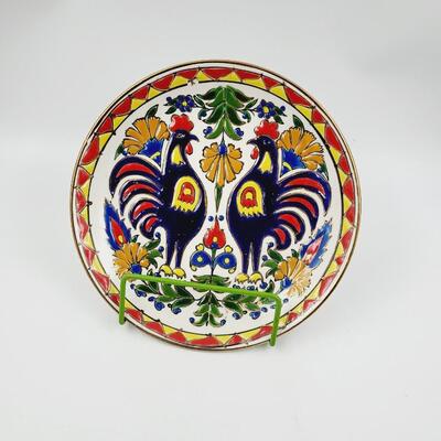 HAND MADE MANOUSAKIS-KERAMAK DECORATIVE PLATE
