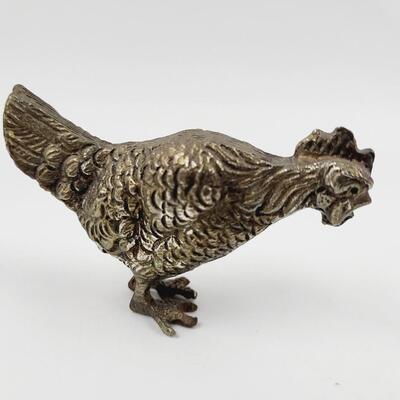 MADE IN ITALY SMALL METAL ROOSTER