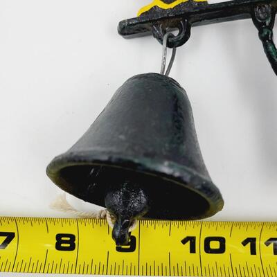 CAST IRON WALL ROOSTER BELL