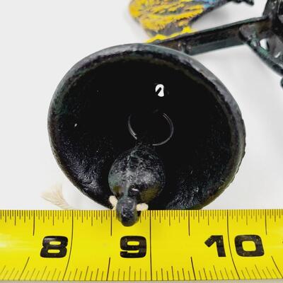 CAST IRON WALL ROOSTER BELL