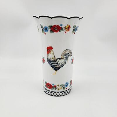 VERA BRADLEY - ANDREA BY SADEK ROOSTER VASE