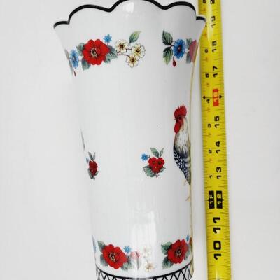 VERA BRADLEY - ANDREA BY SADEK ROOSTER VASE