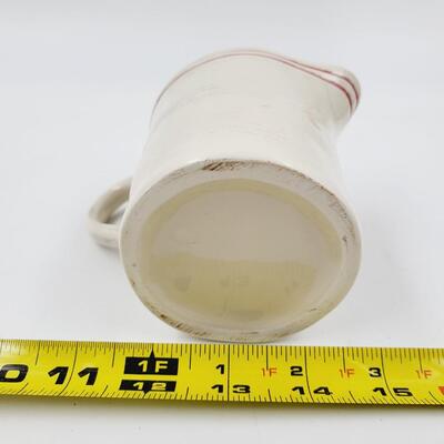 CUTE SMALL ROOSTER POTTERY PITCHER