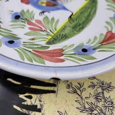 ROOSTER DECORATIVE PLATE & BOWL BUNDLE
