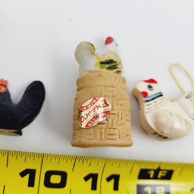 MINIATURE CHICKEN ROOSTER COLLECTABLE BUNDLE