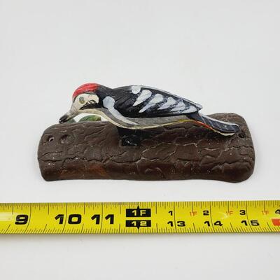 CAST IRON WOODPECKER DOOR KNOCKER