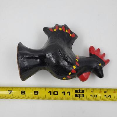CUTE CLAY COLORED ROOSTER COLLECTABLE