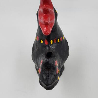 CUTE CLAY COLORED ROOSTER COLLECTABLE