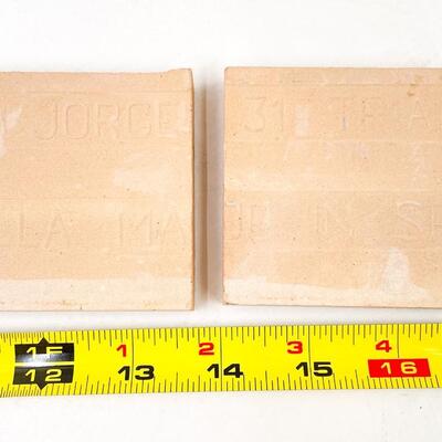 2.5â€ DECORATIVE SPANISH TILES SET OF 2 - SEVILLE