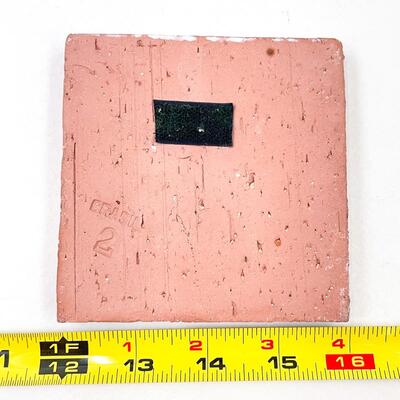 4â€ DECORATIVE CHERRY TERRACOTTA TILE - BRASIL