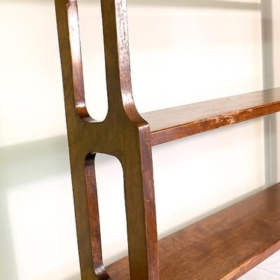 LARGE SOLID WOOD WALL SHELF