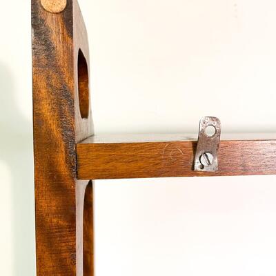LARGE SOLID WOOD WALL SHELF