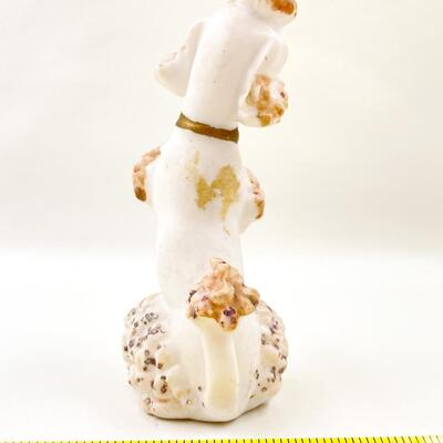 VINTAGE 4.5â€ INARCO JAPAN PORCELAIN POODLE FIGURINE