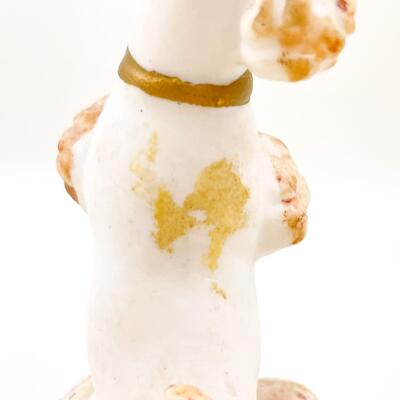 VINTAGE 4.5â€ INARCO JAPAN PORCELAIN POODLE FIGURINE