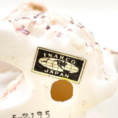 VINTAGE 4.5â€ INARCO JAPAN PORCELAIN POODLE FIGURINE