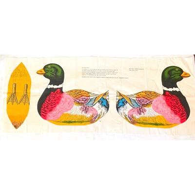 BETHNAL RAG DOLL #5 - MALLARD DUCK PILLOW SEWING PATTERN FABRIC