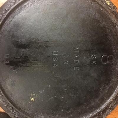 : 4 graduated Cast Iron Skillets;