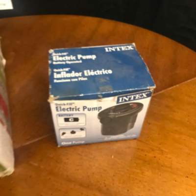 : Coleman Airmattress and pump;
