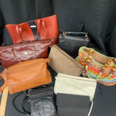 Purses / handbags: Black Whiting & Davis for Saks, Cabin Creek, et al;