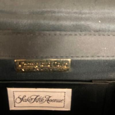 Purses / handbags: Black Whiting & Davis for Saks, Cabin Creek, et al;