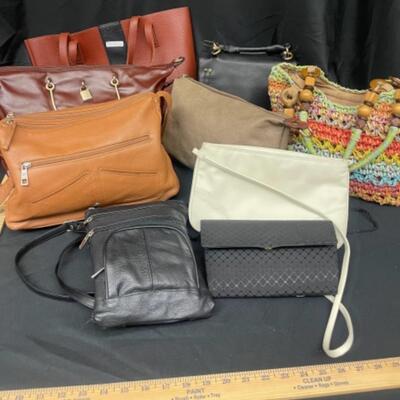 Purses / handbags: Black Whiting & Davis for Saks, Cabin Creek, et al;