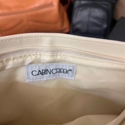 Purses / handbags: Black Whiting & Davis for Saks, Cabin Creek, et al;