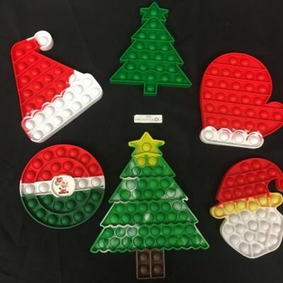 : Box Lot Christmas: Pop It's, fidgets;