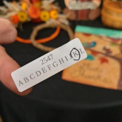 : Box Lot: Fall decor; thanksgiving;