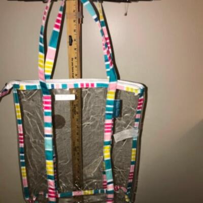 Purses / hangbags: Clear tote;