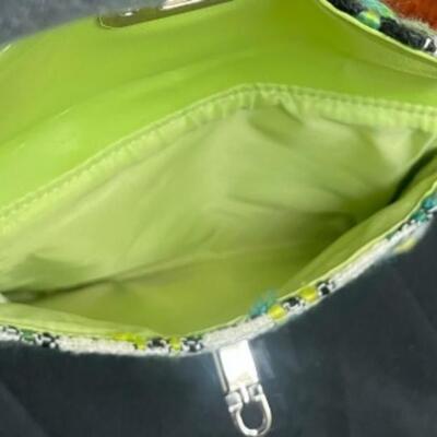 Purses / handbags: Large brown purse, large Silver purse, 7 smaller bags;