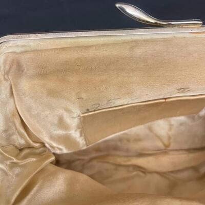 Purses / handbags: Large brown purse, large Silver purse, 7 smaller bags;