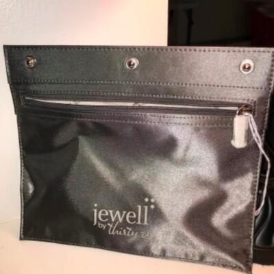 Purses / hangbags: Thirty One Pokeadot bag with Jewell pouch;