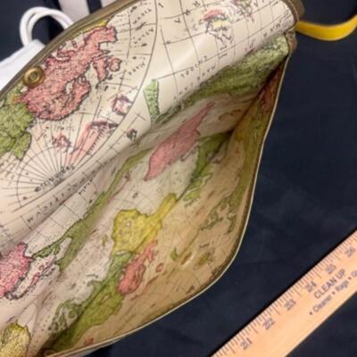 Purses / handbags: Yellow, macrame, LaRegale, et al;