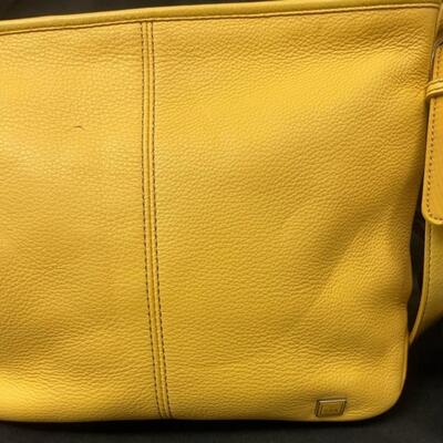 Purses / handbags: Yellow, macrame, LaRegale, et al;