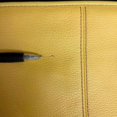 Purses / handbags: Yellow, macrame, LaRegale, et al;