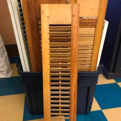 folding wooden shutters :7+ Box Lot. ;