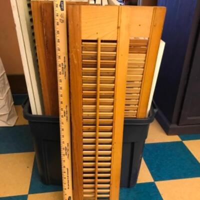 folding wooden shutters :7+ Box Lot. ;