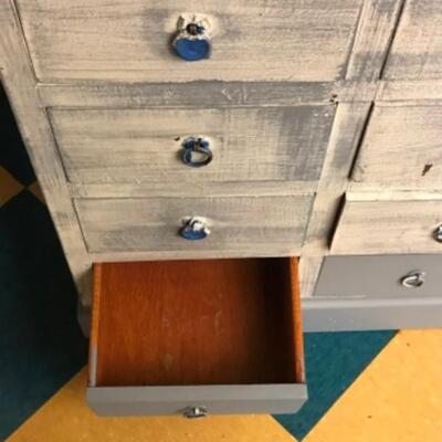 diy dresser needs tlc : 8 drawers ;